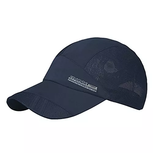 JIAHG Hüte & Mützen JIAHG Herren Baseball Cap Kappe Baseballmütze Sommer Sonnenhut UV-Schutz Sonnenschutzkappe Schnelltrockender Sport Cap Baseballkappe Unisex Snapback Cap für Draußen, Sport und Reisen