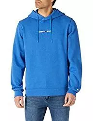 Tommy Jeans Kapuzenpullover Tommy Jeans Herren TJM Straight Logo Hoodie Kapuzenpullover