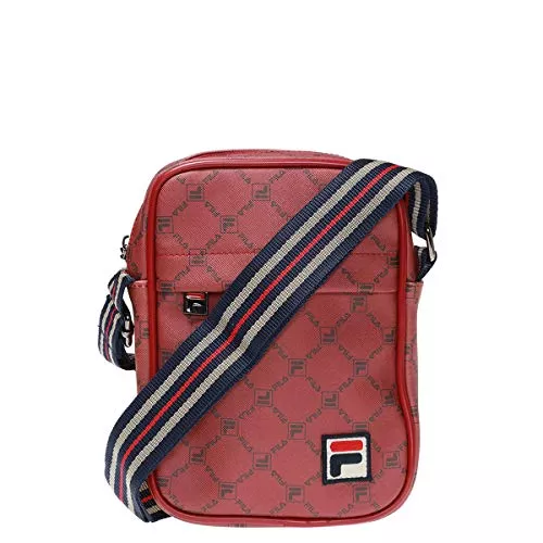 FILA Taschen & Rucksäcke FILA Citybag REPORTER BAG 685084 Rot A415 Allover Rhubarb Vineyard Wine, Size:ONE SIZE