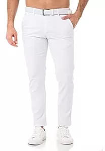 Redbridge Hosen Redbridge Hose mit Gürtel Chino-Hose für Herren Freizeithose Casual Business Pants