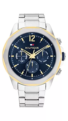 Tommy Hilfiger Uhren Tommy Hilfiger Multi Zifferblatt Quarz Uhr für Herren mit Leder- oder Edelstahlarmbänder