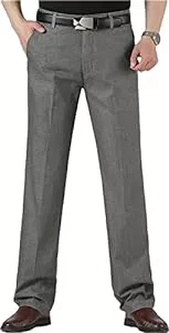 Hoerev Hosen Hoerev Mens Sommer Leinen, Casual Hosen