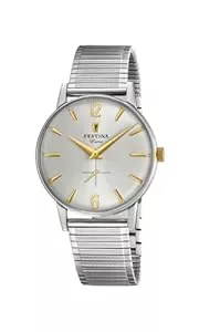 Festina Uhren Festina Herren Analog Quarz Uhr mit Edelstahl Armband F20250/2