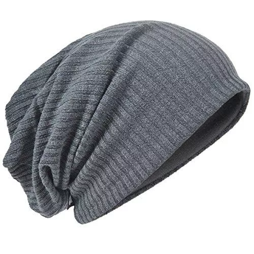 HISSHE Hüte & Mützen HISSHE Übergroße Herren Strickmütze Baggy Slouchy Schädel-Kappe Mütze