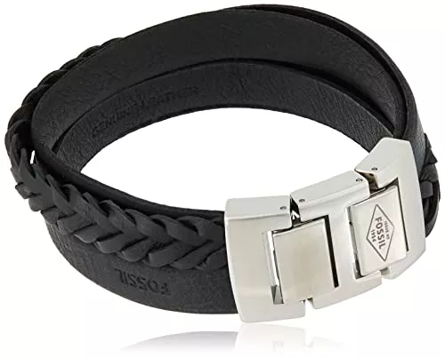 Fossil Schmuck Fossil Herren Armband Multi-Strand Leather