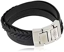 Fossil Schmuck Fossil Herren Armband Multi-Strand Leather