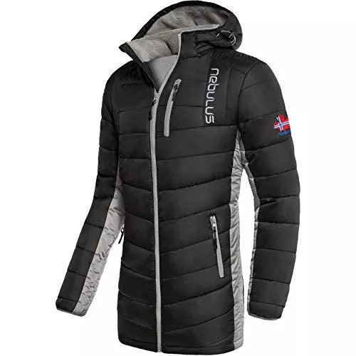 Nebulus Mäntel Nebulus Herren Wintermantel COATY, Kurzmantel mit praktischer Kapuze, Warmer Steppmantel für Männer
