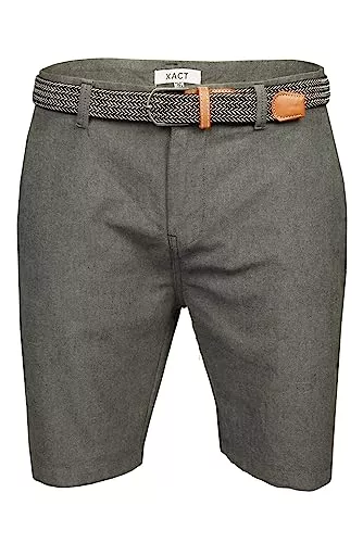 Xact Shorts Xact Herren Oxford Chino Shorts mit Gürtel