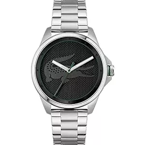 Lacoste Uhren Lacoste Analog Quarzuhr für Herren mit Silbernes Edelstahlarmband - 2011131