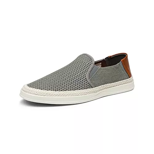 Bruno Marc Flache Schuhe Bruno Marc Herren Espadrilles Mokassins Atmungsaktiv Flache Slipper Slip on Loafer Weich Comfort Klassische Schuhe