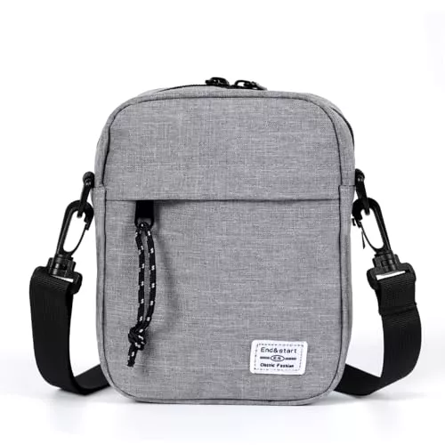 TAN.TOMI Taschen & Rucksäcke TAN.TOMI Umhängetasche Herren Klein Schultertasche Herren Crossbody Bag Herren, Wasserdichte Herren Umhängetasche aus Polyester, Tasche Herren Geeignet für Outdoor-Sport und Wandern