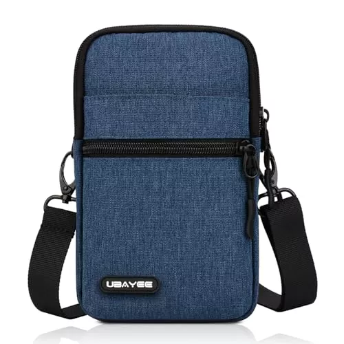 UBAYEE Taschen & Rucksäcke UBAYEE Kleine Handy Umhängetasche bis zu 6,7 Zoll, Herren Handytasche Schultertasche mit RFID-Blockierung Fach