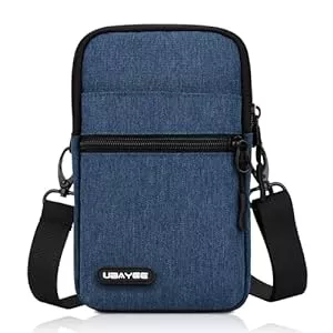 UBAYEE Taschen & Rucksäcke UBAYEE Kleine Handy Umhängetasche bis zu 6,7 Zoll, Herren Handytasche Schultertasche mit RFID-Blockierung Fach