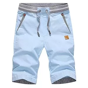 ZOXOZ Shorts ZOXOZ Kurze Hosen Herren Shorts Herren Sommer Freizeit Chino Stretch Baumwolle mit Taschen