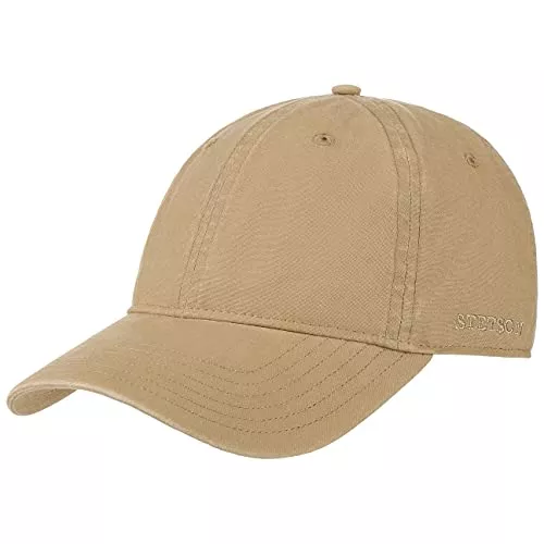 Stetson Hüte & Mützen Stetson Ducor Sun Guard Fullcap Herren - Baseballcap aus Bio-Baumwolle (nachhaltig) - Frühjahr/Sommer - Cap mit Sonnenschutz UV 40+ - Basecap Stonewashed-Look - Outdoorcap