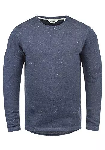 !Solid Pullover & Strickmode !Solid Nappo Herren Sweatshirt Pullover Pulli mit Rundhalsausschnitt