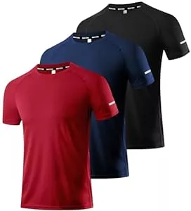 Boyzn T-Shirts Boyzn 1, 3 or 5er Pack Sport Tshirts Herren Kurzarm T-Shirts Funktionsshirt Laufshirt Schnelltrocknend Atmungsaktive Sport Shirt Sommer Fitnessshirt Trainingsshirt für Running Workout Bodybuilding