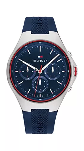 Tommy Hilfiger Uhren Tommy Hilfiger Multi Zifferblatt Quarz Uhr für Herren mit Edelstahl