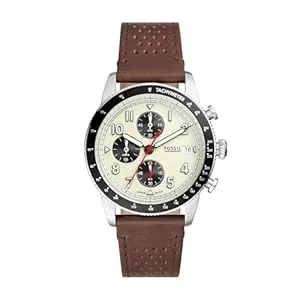 Fossil Uhren FOSSIL Sport Tourer Uhr für Herren, Chronographenwerk mit Edelstahl- oder Lederarmband