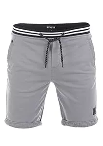riverso Shorts riverso Herren Shorts RIVMichel Kurze Bermuda Hose Regular Fit Sommer Sport Strand Shorts Tunnelzug Taschen Baumwolle Schwarz Grau Grün Blau Navy Beige S M L XL XXL 3XL 4XL 5XL