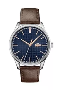Lacoste Uhren Lacoste Analog Quarzuhr für Herren mit Braunes Lederarmband - 2011046