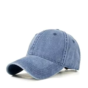 YzoTek Hüte & Mützen YzoTek Gewaschenem Finish Baseballkappe – Schlichte Verstellbare Retro Baumwollmütze Unstrukturierte Vintage Golf Dad Kappe für Männer und Frauen