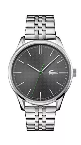 Lacoste Uhren Lacoste Analog Quarzuhr für Herren mit Silbernes Edelstahlarmband - 2011073
