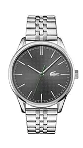 Lacoste Uhren Lacoste Analog Quarzuhr für Herren mit Silbernes Edelstahlarmband - 2011073