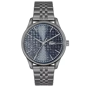Lacoste Uhren Lacoste Analog Quarzuhr für Herren mit Graues Edelstahlarmband - 2011191