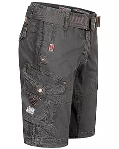 Geographical Norway Shorts Geographical Norway Cargo Shorts kurze Hose knielang Short Bermuda Sommer Urlaub Freizeit FVS Production H-H