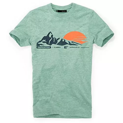 DEPARTED T-Shirts DEPARTED Herren T-Shirt mit Print/Motiv 5533 - new fit