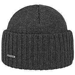 Stetson Hüte & Mützen Stetson Northport Wintermütze aus Merinowolle - Mütze Made in Italy - Seemannsmütze für Damen/Herren - Wollmütze Herbst/Winter - Merinomütze
