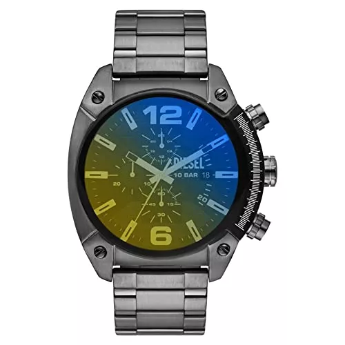 Diesel Uhren Diesel Herren Quarz-Chronograph Uhr mit Armband Overflow DZ4616