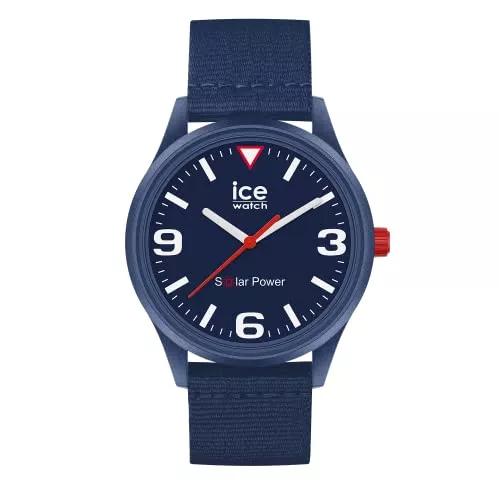 ICE-WATCH Uhren Ice-Watch - Ice solar Power - Blaue Herrenuhr mit Tide oceanarmband (Medium)