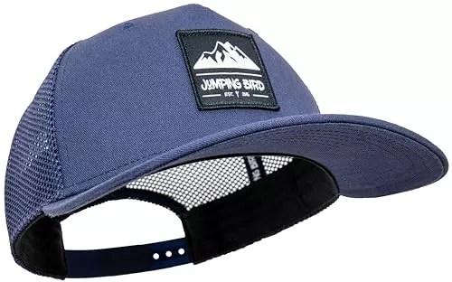 Jumping Bird Hüte & Mützen Jumping Bird Trucker Cap mit Mesh-Netz Unisex • Retro Mesh Cap in USA Style • Individuell verstellbar und leicht abwaschbar