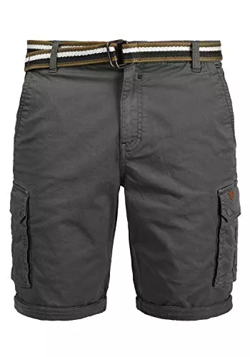 b BLEND Shorts Blend BHBrian Herren Cargo Shorts Bermuda Kurze Hose mit Gürtel und Stretch Regular Fit