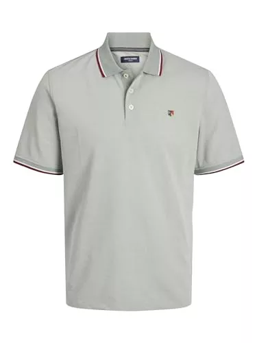 JACK & JONES Poloshirts JACK & JONES Male T-shirt Einfarbig Polo T-shirt