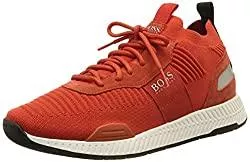 HUGO BOSS Sneaker & Sportschuhe BOSS Herren Titanium Runn Sock-Sneakers mit Repreve Strick Größe
