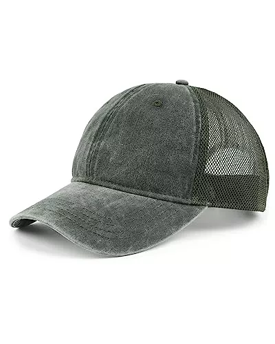 Zylioo Hüte & Mützen Zylioo XXL Vintage Trucker Cap Kappe Für Großen Kopf,Washed Running Caps Größe 60-65cm,Sommer Basecap Sport Caps