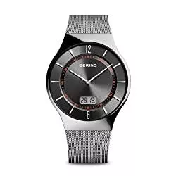 BERING Uhren BERING Herren Analog Funk Collection Armbanduhr mit Edelstahl Armband und Saphirglas