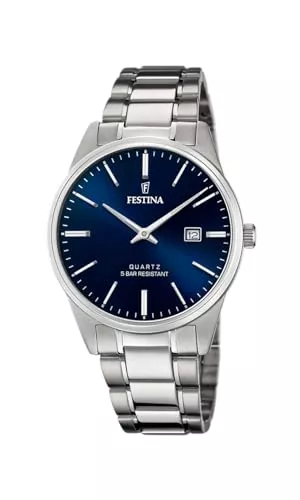 Festina Uhren Festina Herren Analog Quarz Uhr mit Edelstahl Armband F20511/3
