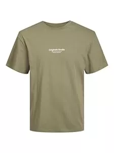 JACK & JONES T-Shirts JACK & JONES Male T-Shirt Gedruckt Rundhals T-Shirt