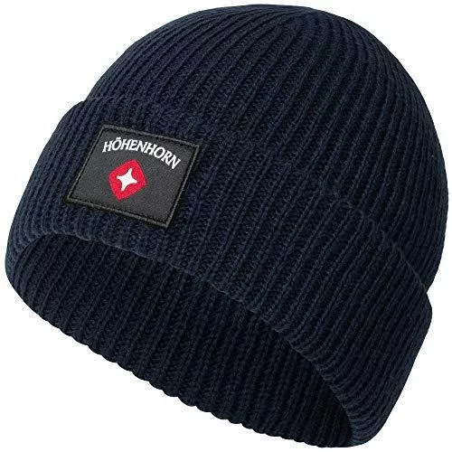 Höhenhorn Hüte & Mützen Höhenhorn Knitted Beanie Unisex Herren Damen Mütze Wintermütze Strickmütze