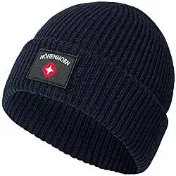 Höhenhorn Hüte & Mützen Höhenhorn Knitted Beanie Unisex Herren Damen Mütze Wintermütze Strickmütze