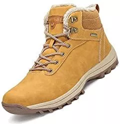 Mishansha Stiefel Mishansha Herren Winterschuhe Warm Gefüttert Winterstiefel Wasserdicht Trekking Wanderschuhe