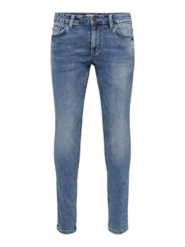 ONLY &amp; SONS Jeans ONLY &amp; SONS Male Slim Fit Jeans ONSLOOM Niedrige Taille Slim Fit Jeans
