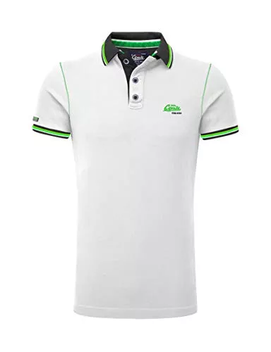 M.Conte Poloshirts M.Conte Herren Poloshirt Kurzarm Polohemd T-Shirt Polo-Shirts für Herren Pique Basic Men's Plain Royal Blau S M L XL XXL XXXL Romano