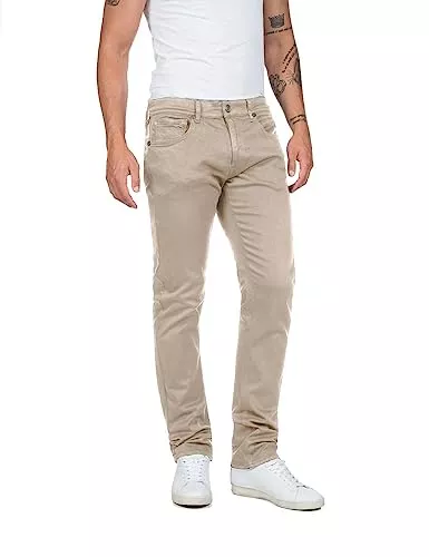 Replay Jeans Replay Herren Jeans Grover Straight-Fit Hyperflex Colour X-Lite mit Stretch