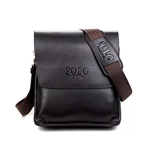 Unbekannt Taschen & Rucksäcke Umhängetasche Klein Herren Schwarz Schultertasche Urlaub Schultasche Reise Herrentaschen Messenger Bag