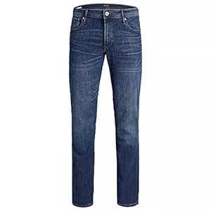 JACK &amp; JONES Jeans Jack &amp; Jones Male Slim Fit Jeans mit geradem Bein Plus Size JJITIM JJORIGINAL AM 814 PLS Slim Fit Jeans mit geradem Bein
